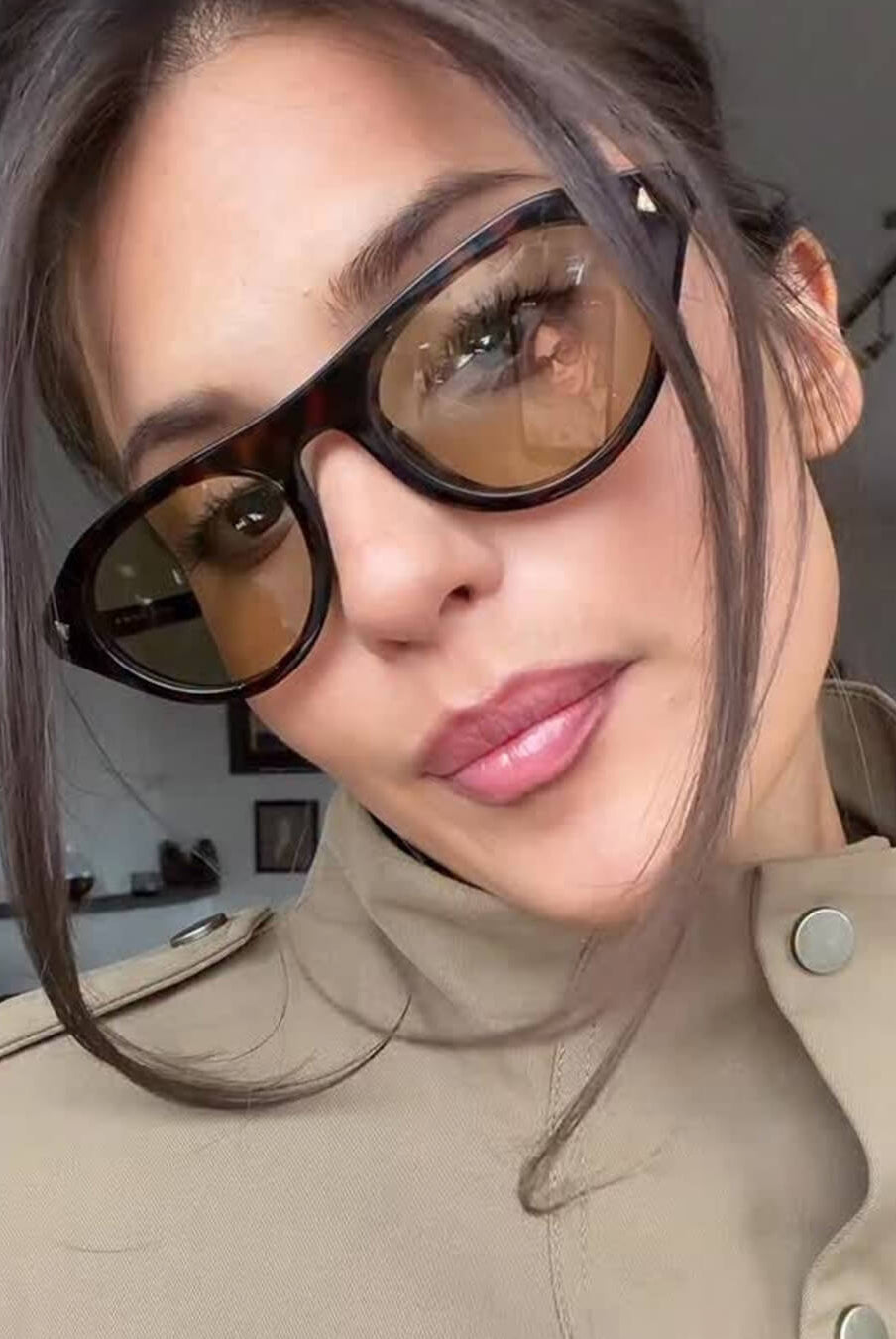 SOERA Elina Oversized Sunglasses - Accessories - SOERA-092227-BRO-OS-53603 Brown