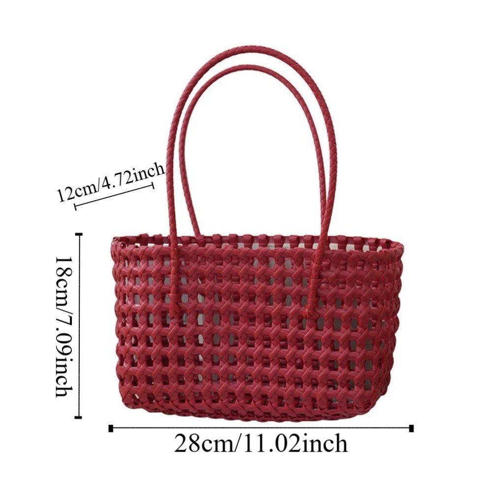 SOERA Sienna Hollowed Shoulder Tote - Bag - White