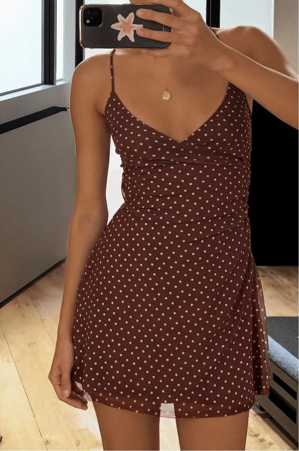 SOERA Nayeli Sleeveless Summer Dress - Dress - Brown L
