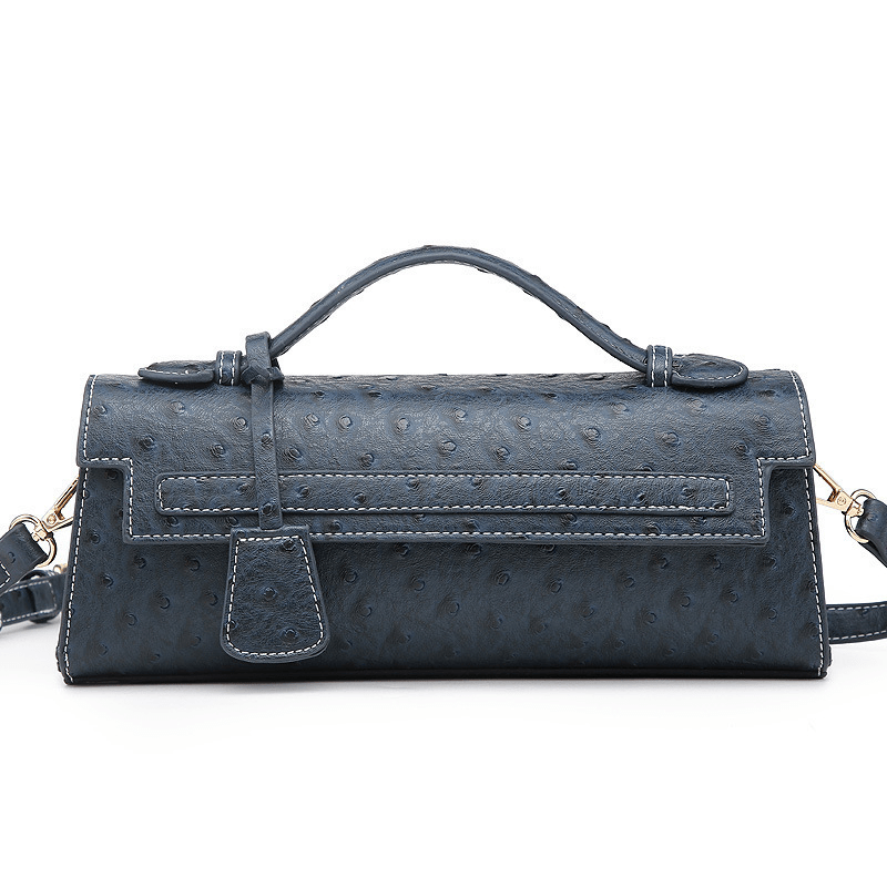 SOERA Bianca Embossed Clutch - Handbags - Dark Blue