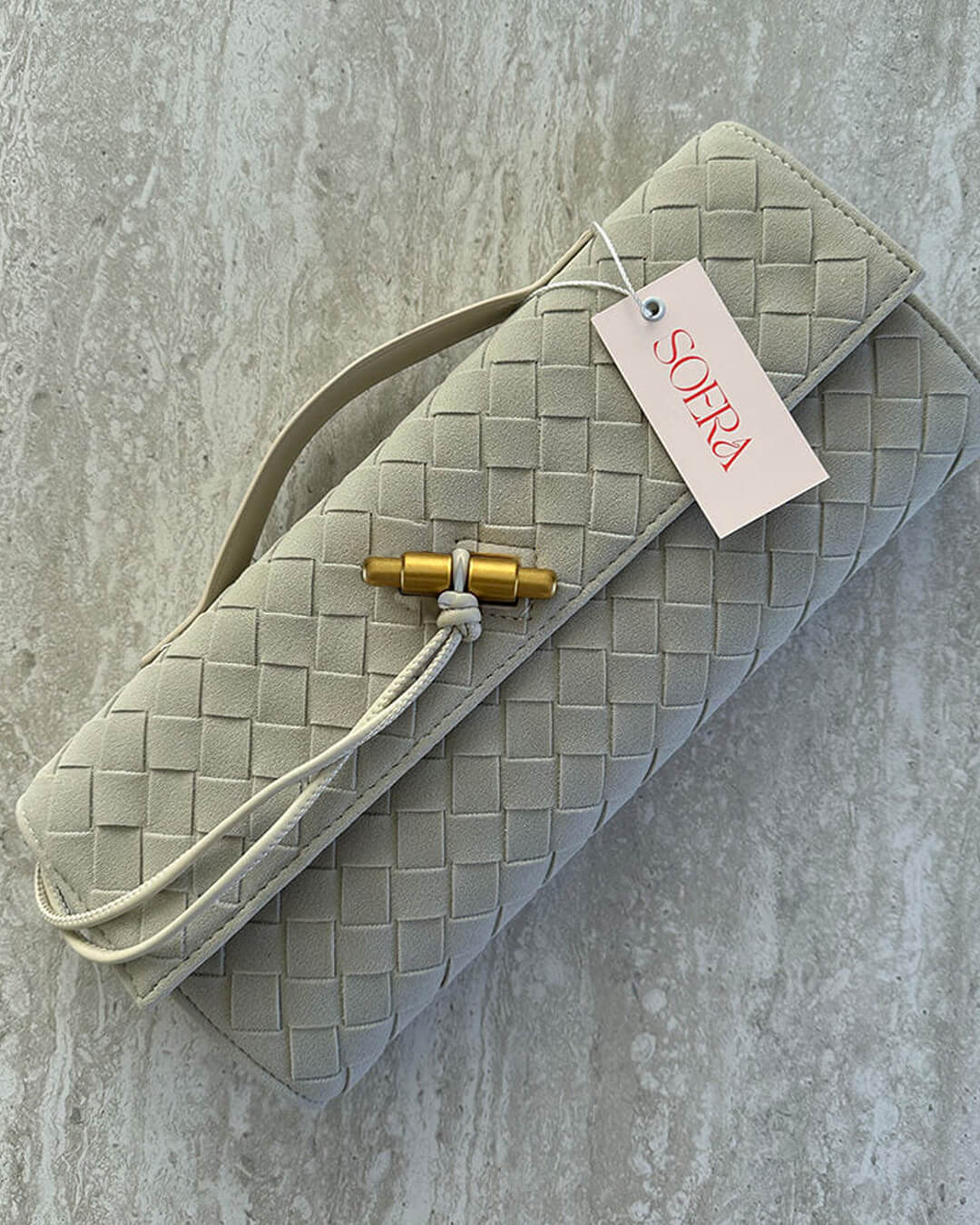 SOERA Bianca Suede Bag - Handbags - Soera-Bianca-Bag-white Creme