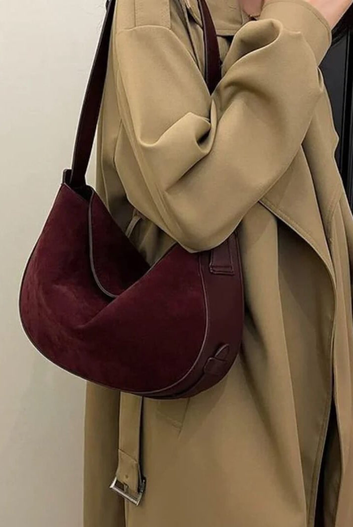 SOERA Lily Faux Suede Bag - Handbags - Soera-Lily-Faux-Suede-Bag-Beige Beige Regular
