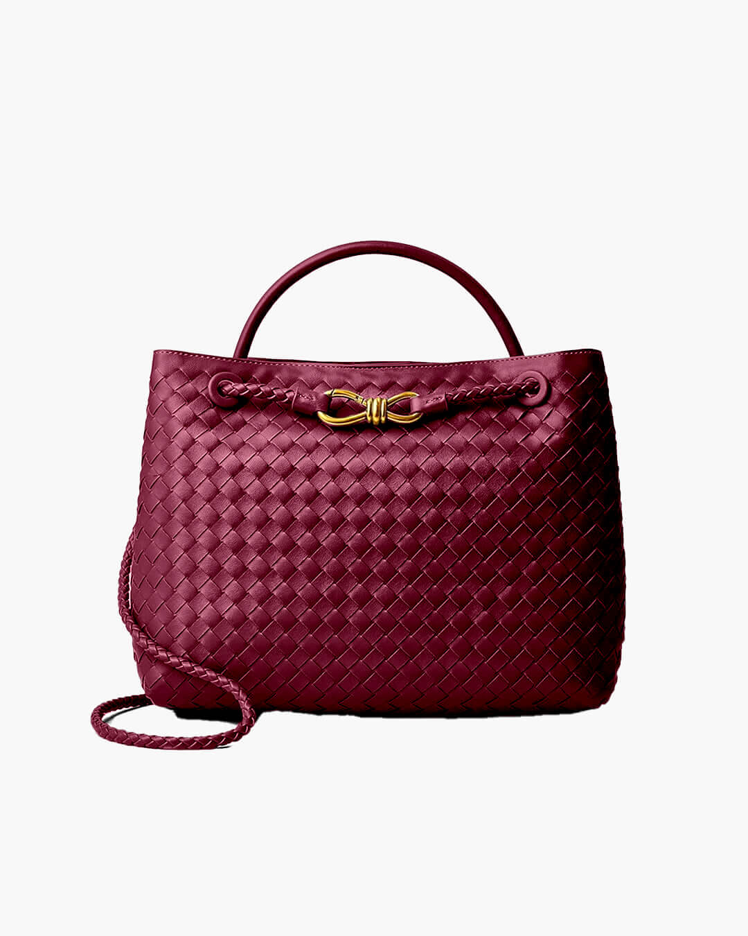 SOERA Lucia Woven Bag - Handbags - DBAD2-WK296010 Big Burgundy