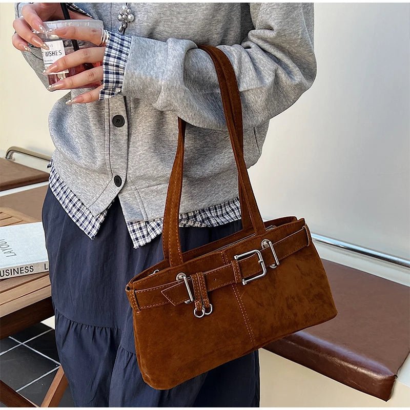 SOERA Nora Vegan Suede Bag - Handbags - 3256809581682870-;Ur1757549905349830546 Light Brown Regular