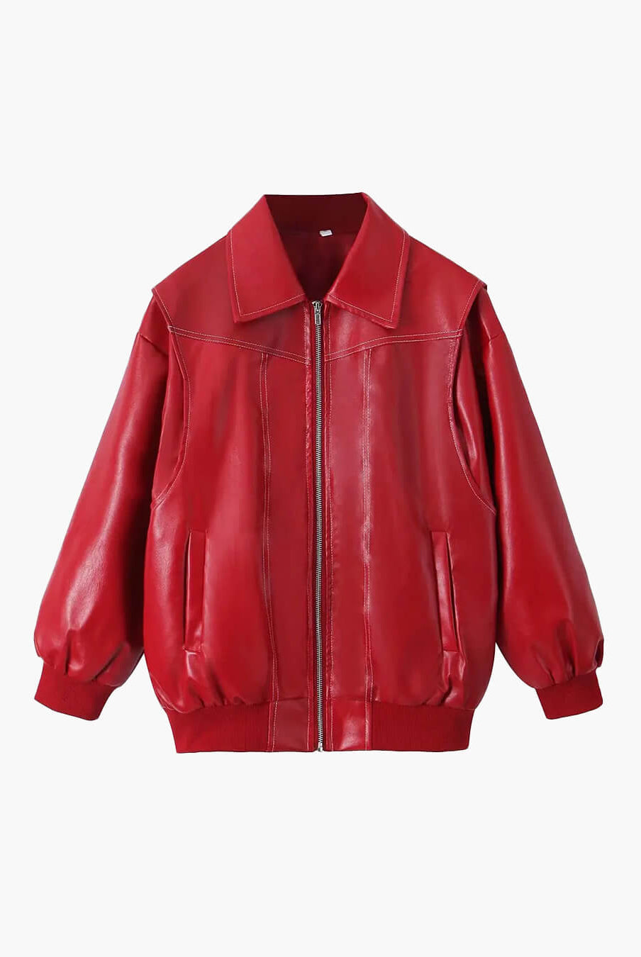 SOERA Brooke Zip-Up Bomber Jacket - Jackets - SOERA-466691-DEF-OS-74823 Red M