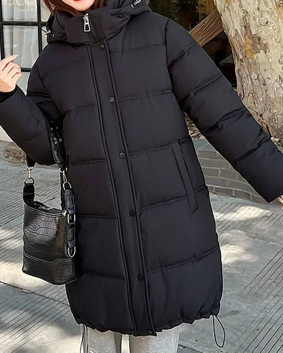 SOERA Carlyn Hooded Parka Jacket - Jackets - Black S