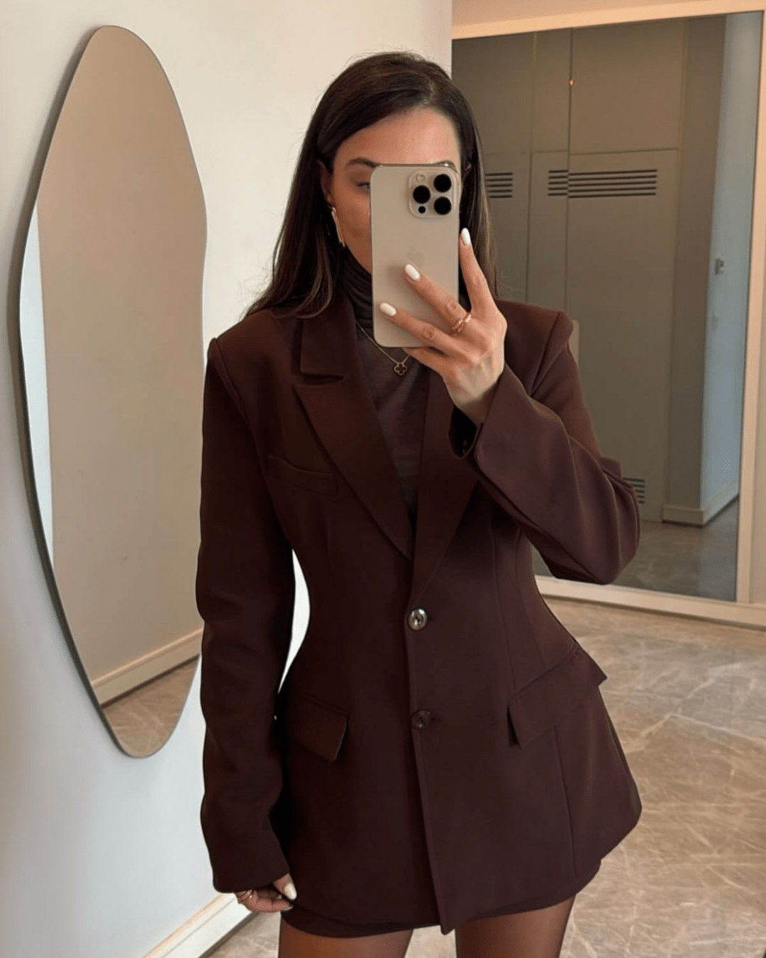 SOERA Greta Tailored Blazer - Jackets - IS1765197968550156029 Brown S