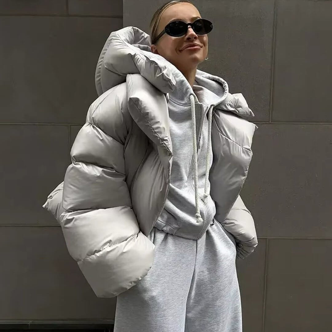 SOERA Jessy Puffer Jacket - Jackets - ML1762959136654755117 Light Gray S