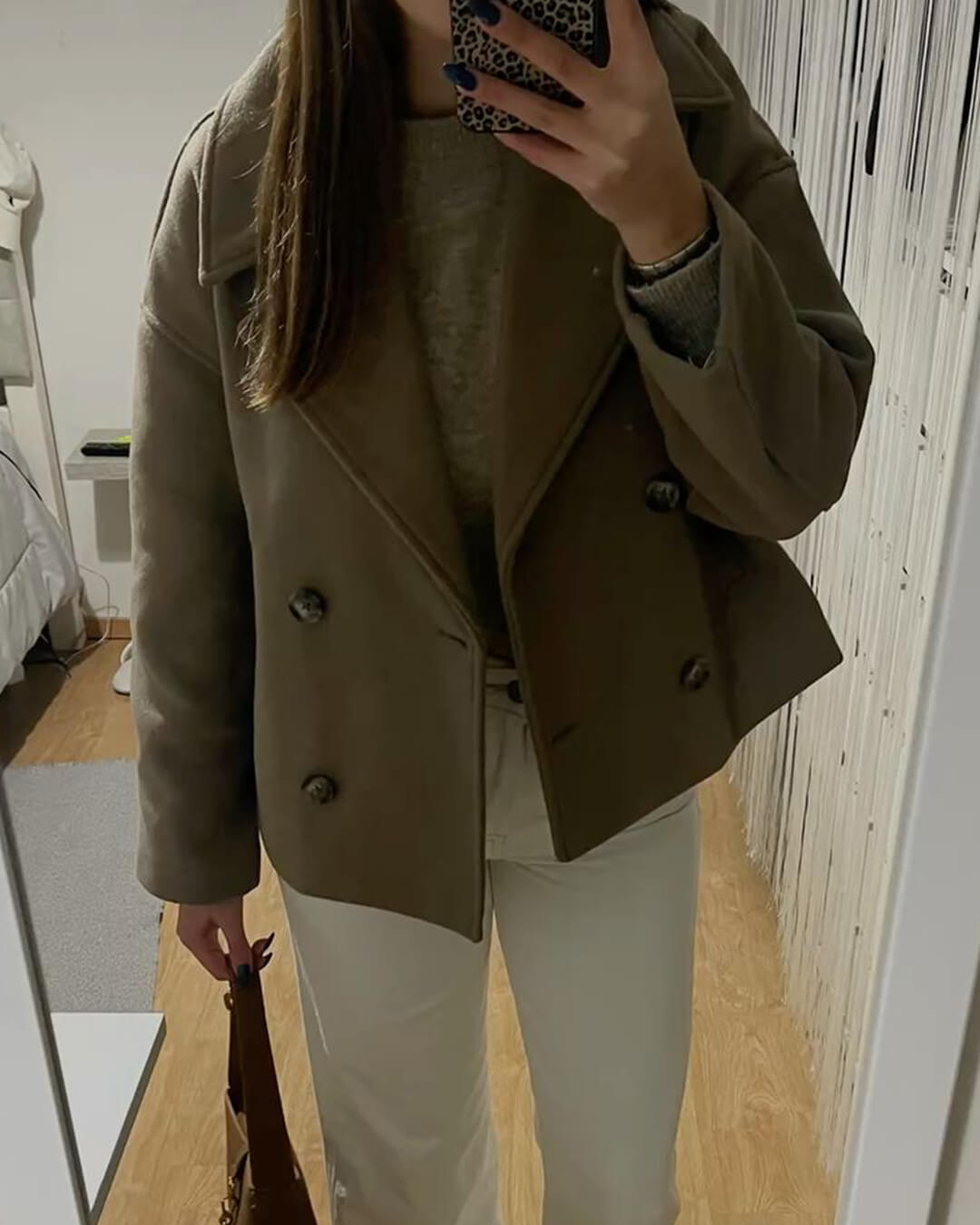 SOERA Suzane Short double - breasted Coat - Jackets - yu1766362638992264806 Green XS