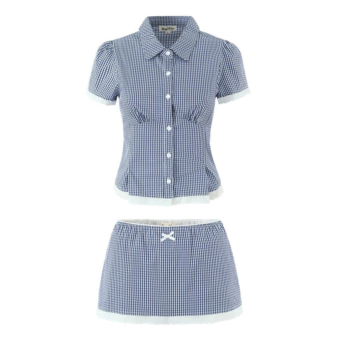 SOERA Brianna Cropped Slim-Fitting Skort Set - Matching Sets - Set White M