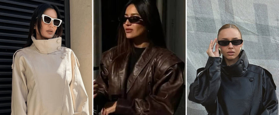 The Leather-Look Jacket: How to Wear It in the Heat