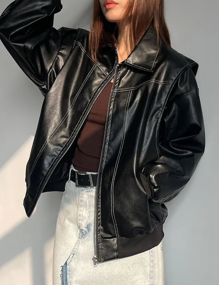 Brooke bomber zippé