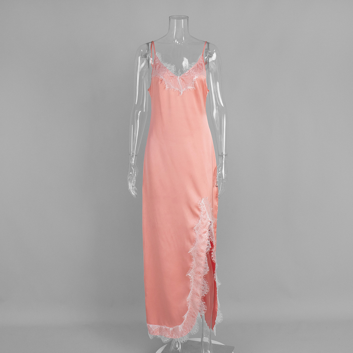 Beatrice Halter Lace Maxi Dress