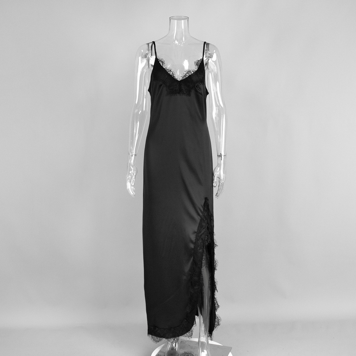 Beatrice Halter Lace Maxi Dress
