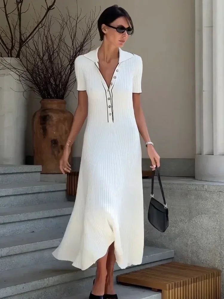 Robe en maille tricot Serena