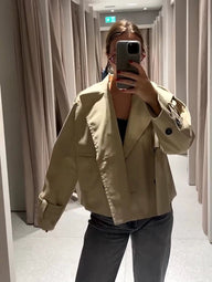 Dhelia Trench-coat court