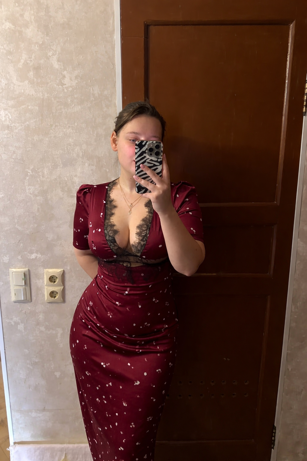 Diana Puff Sleeve Lace Dress