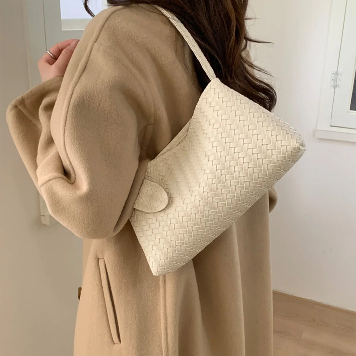 SOERA Jasmin Woven Shoulder Bag - Bag - SOERA-327683-WHI-OS-24899 White