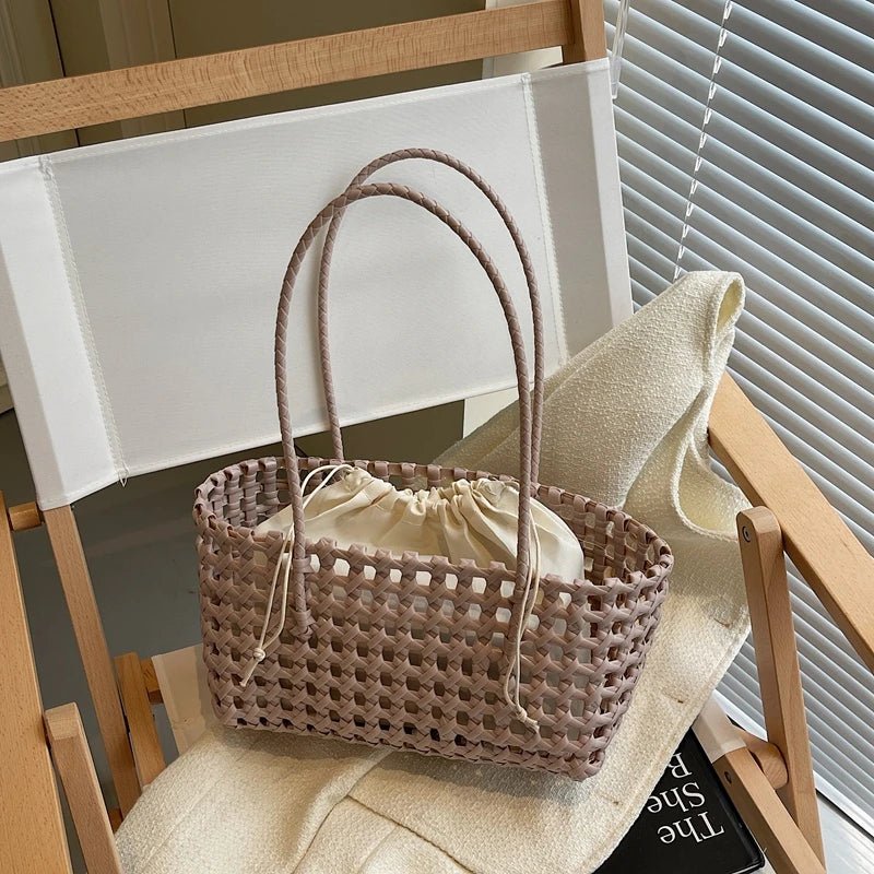 SOERA Sienna Hollowed Shoulder Tote - Bag -  Claret