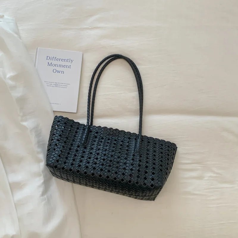 SOERA Stella Woven Shoulder Bag - Bag - SOERA-045315-BLA-OS-24835 Black
