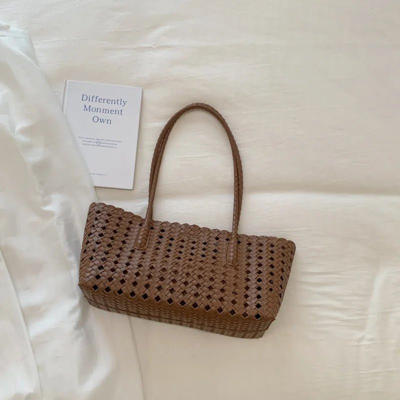 SOERA Stella Woven Shoulder Bag - Bag - SOERA-045315-BRO-OS-23139 Brown