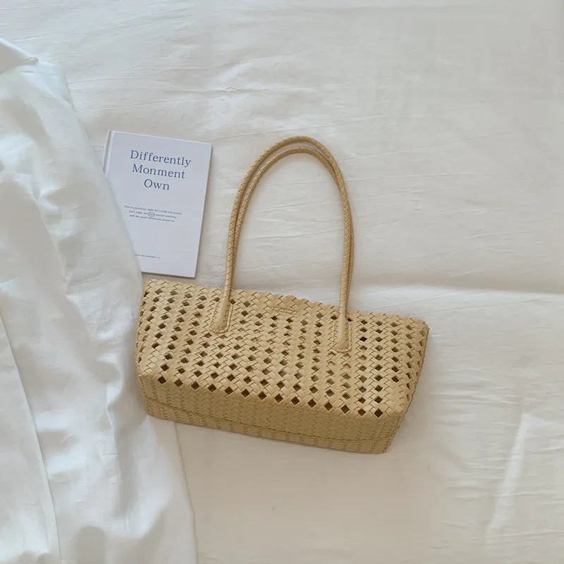 SOERA Stella Woven Shoulder Bag - Bag - SOERA-045315-YEL-OS-92067 Yellow