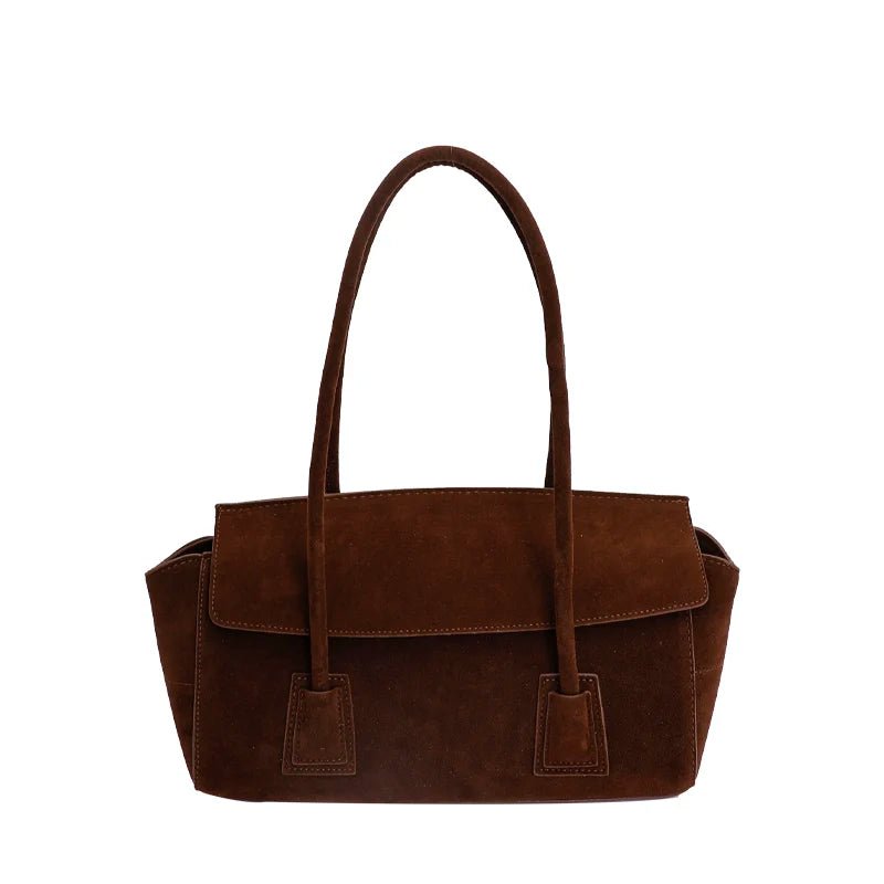 SOERA Yara Sequined Faux Suede Tote Bag - Bag -  Black