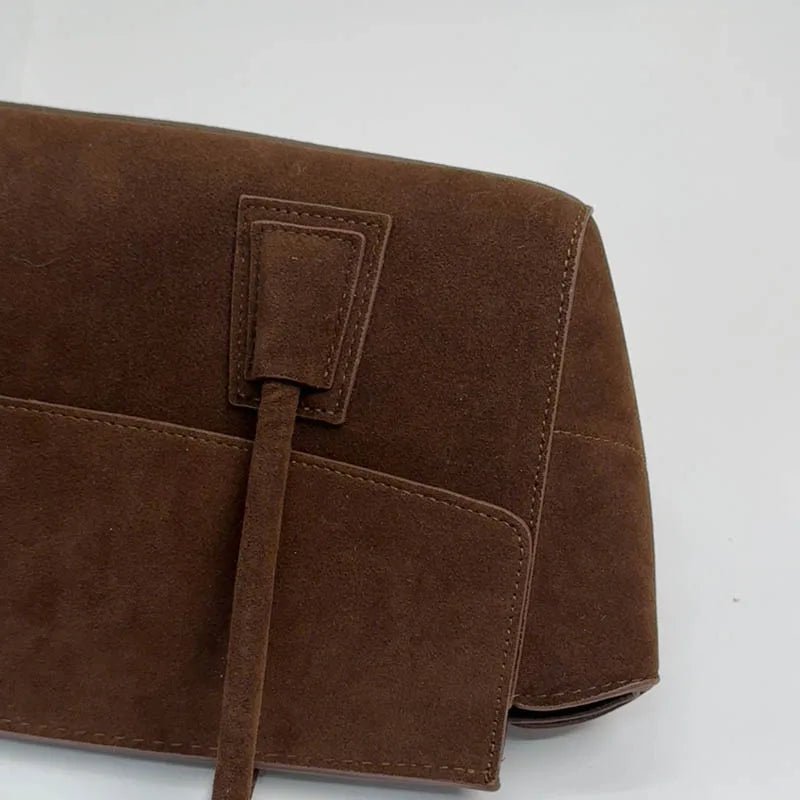 SOERA Yara Sequined Faux Suede Tote Bag - Bag -  Brown