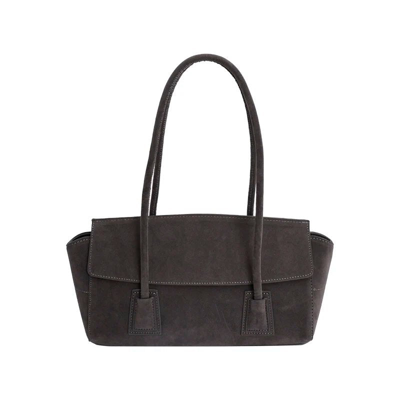 SOERA Yara Sequined Faux Suede Tote Bag - Bag -  Grey