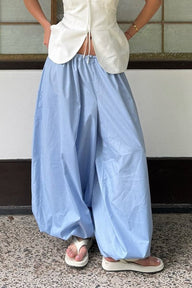 Inga Elastische Taille Baggy Broek