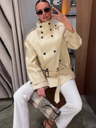 Trench-coat Amanda col montant