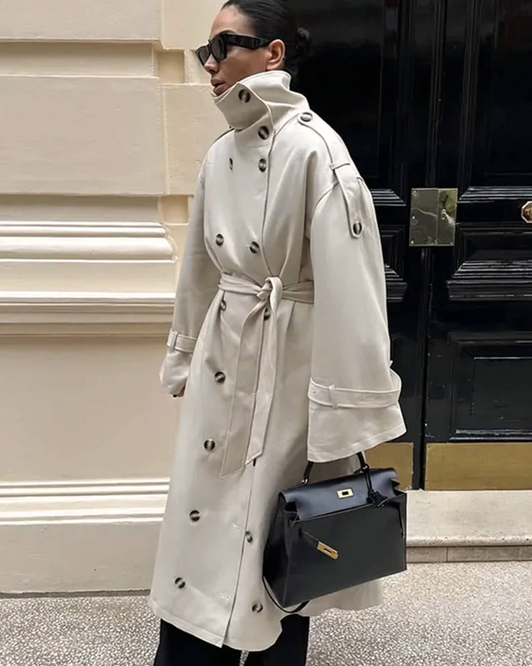SOERA Melissa Belted Trench Coat - Coat - SOERA-814851-ASS-L-91875 L