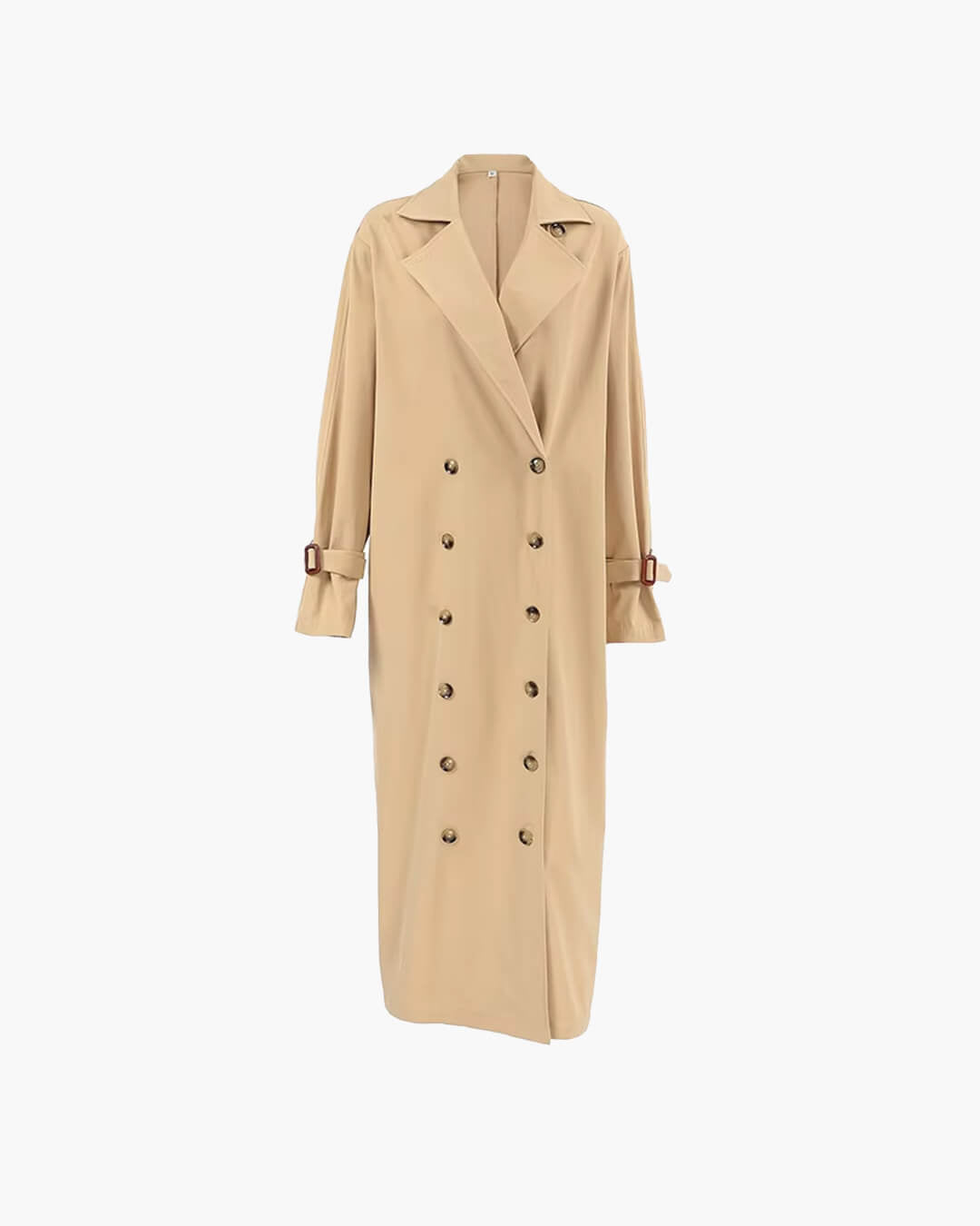 SOERA Melissa Classic Double Breasted Trench Coat - Coat - SOERA-332035-KHA-S-57859 Beige S
