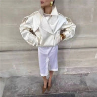 Aethra Retro dubbelgeknoopte windbreaker jas