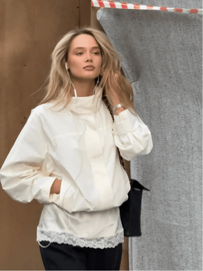 SOERA Bianca Hooded Waterproof Bomber Jacket - Coats & Jackets -  White S