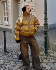 Olivia Shiny Puffer Jacket