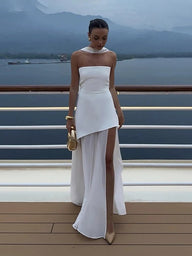 Beatrice Strapless Bodycon Maxi Jurk