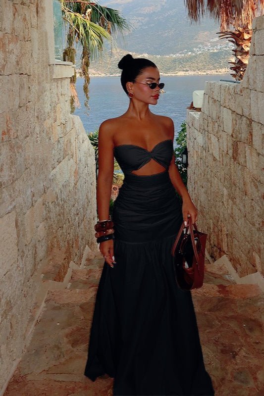 SOERA Camille Cut - Out Strapless Maxi Dress - Dresses - En1774532669754852419 White L