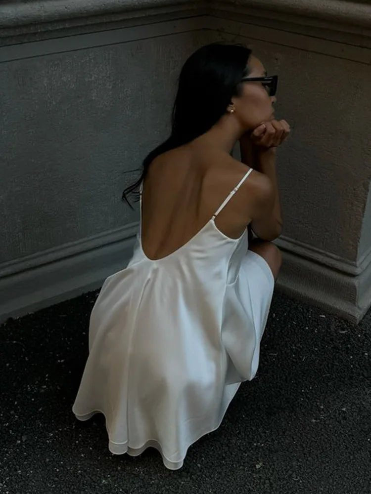 SOERA Jiselle V Neck Satin Mini Dress - Dresses - 1005009724316795-;cG1771345067690601319 L