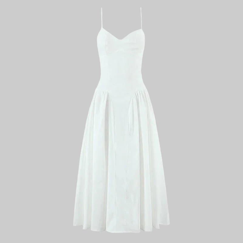 SOERA Luciana Bodice Spaghetti Strap Midi Dress - Dresses -  S