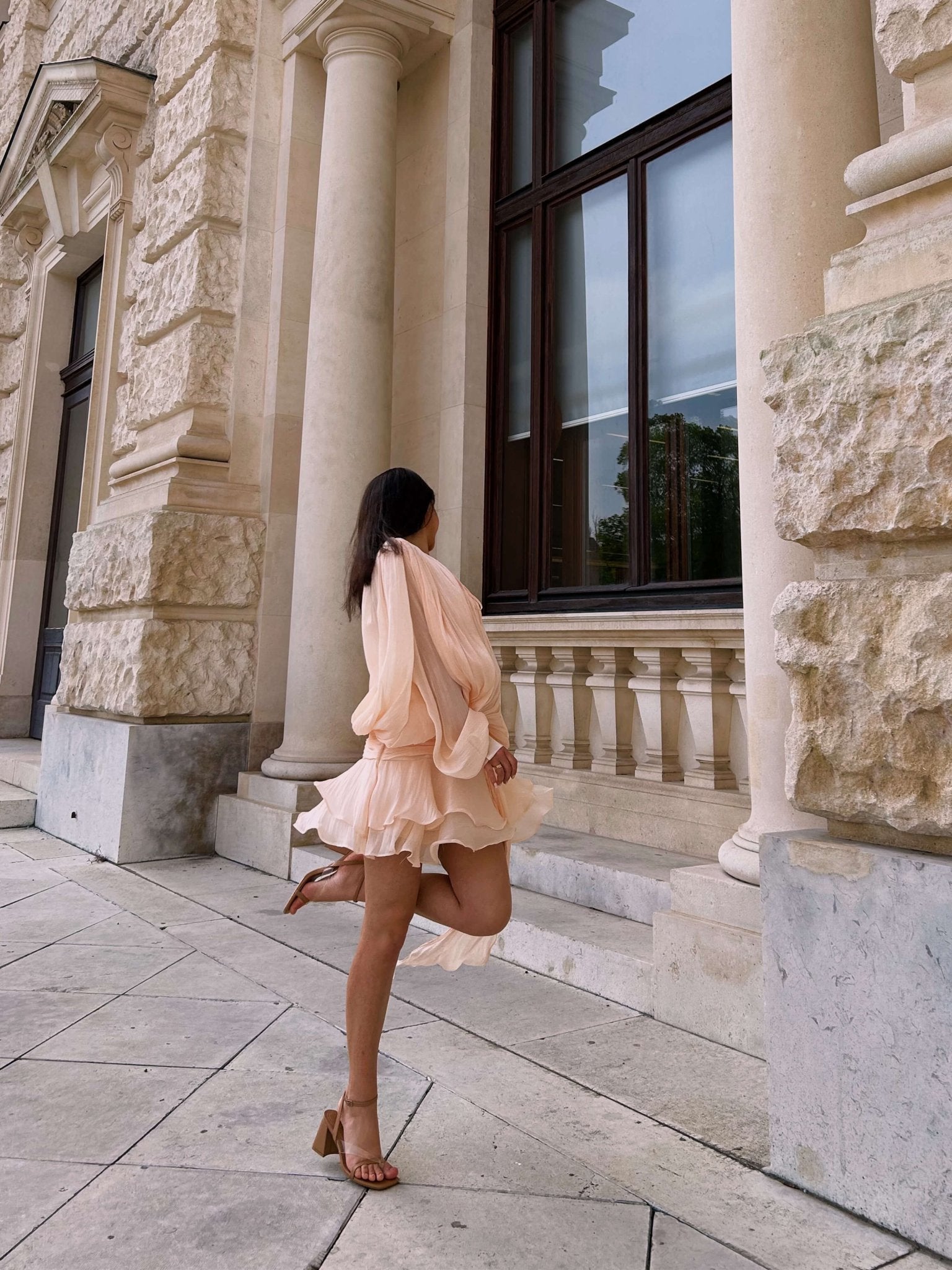 SOERA Rosella Mini Dress - Dresses - Soera-Rosella-Dress-Apricot/XL XL