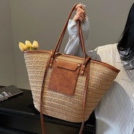 Beatrice Forest Woven sac fourre-tout asymétrique une épaule