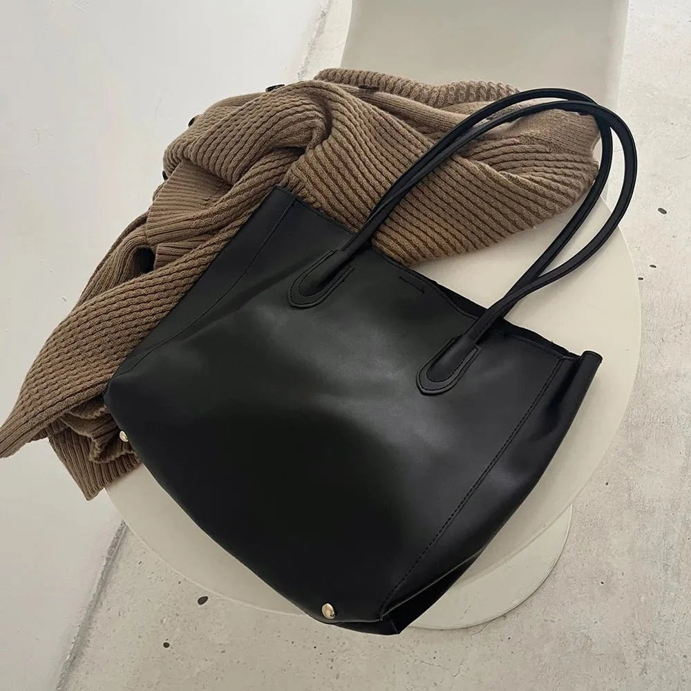 SOERA Cindy Tote Bag - Handbags - 3256806807836694-;SK1755570762866146441 Black