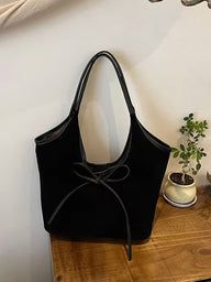 Florence faux suède strik tas