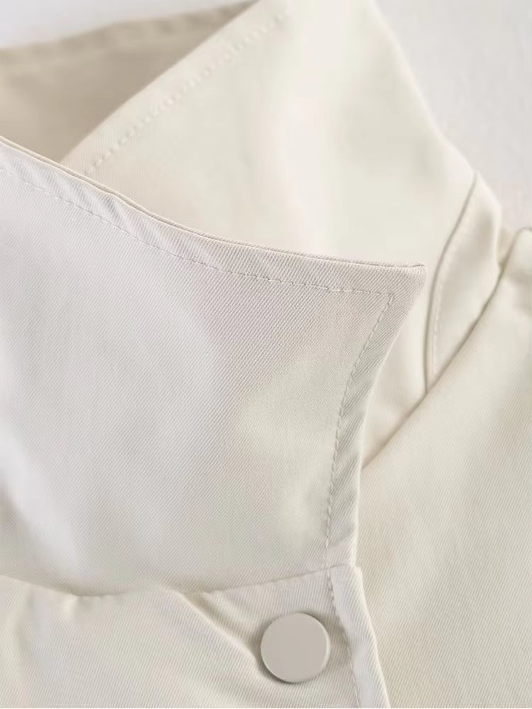 SOERA Carmen Cropped Bomber Jacket - Jacket -  Beige L