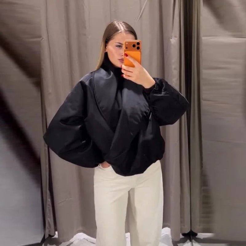 SOERA Carmen Oversized Bomber Jacket - Jacket - SOERA-768579-BLA-S-24931 Black S
