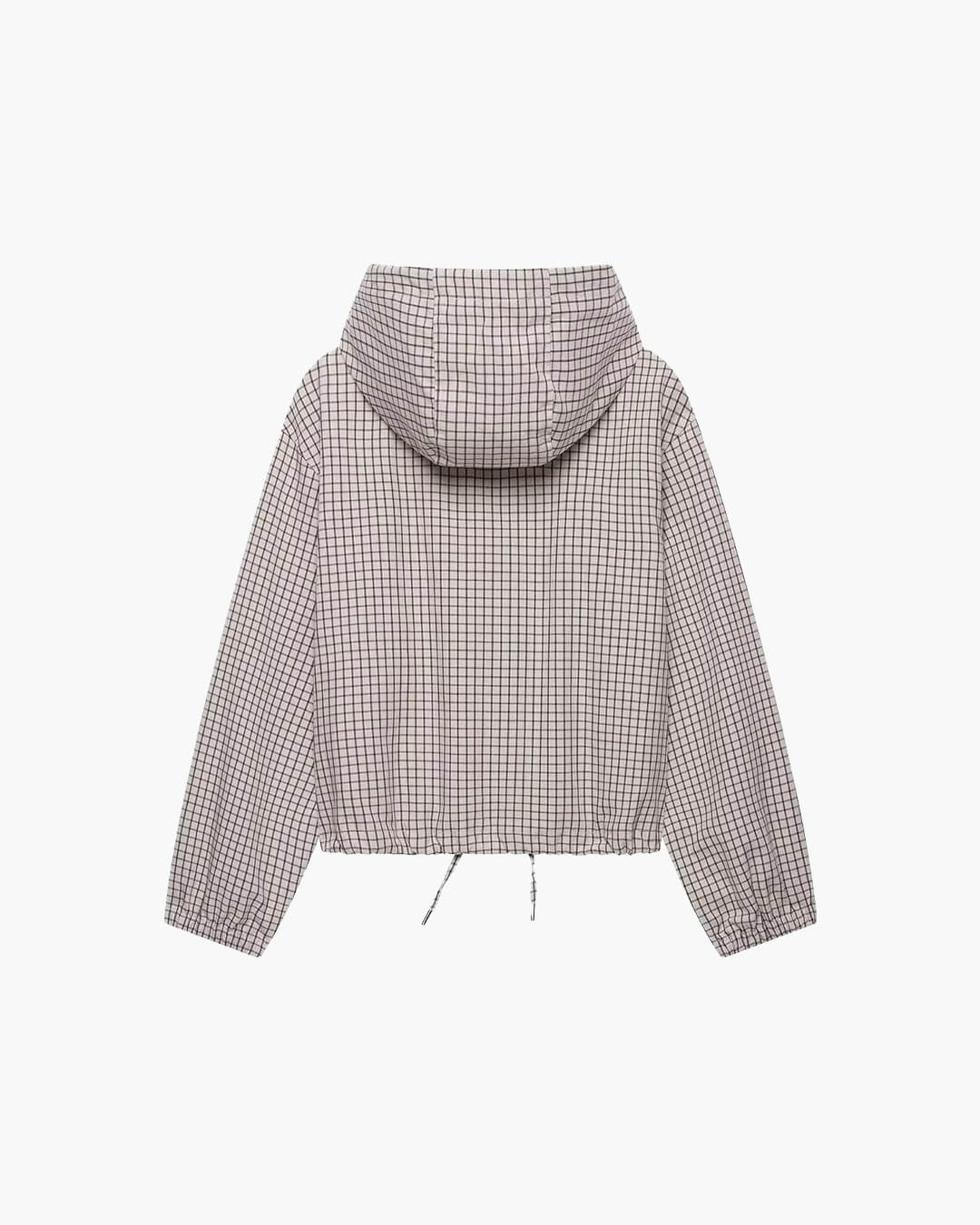 SOERA Daniela Plaid Hooded Cropped Jacket - Jacket -  L