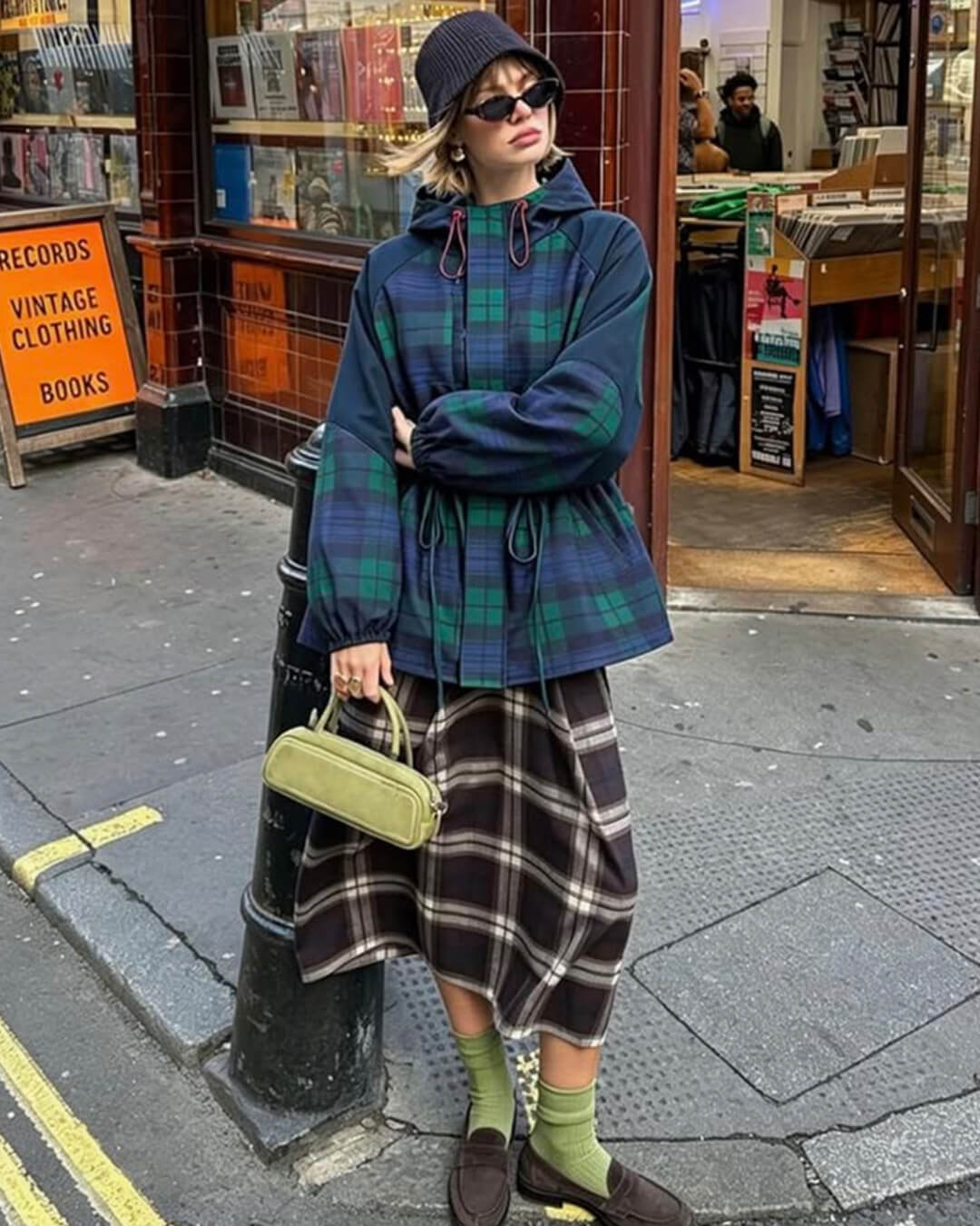 Emma Oversized Geruite Veterjas