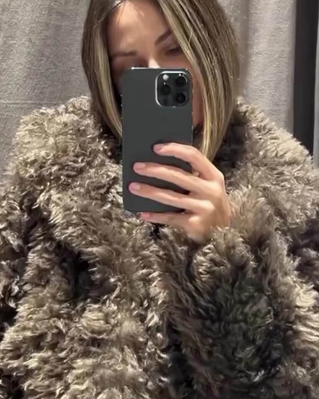 SOERA Betty Faux Fur Jacket - Jackets - 3256807807969767-;wS1762946091125790722 Brown M