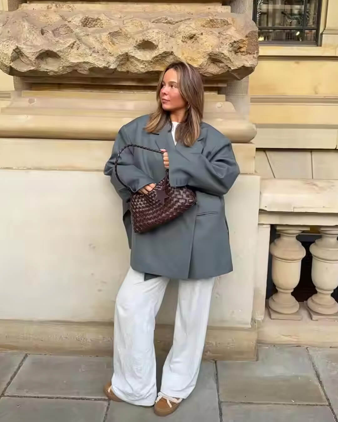 SOERA Brittany One - Button Lapel Blazer - Jackets - 1005009535153327-;Rg1775063642612192480 Grey S